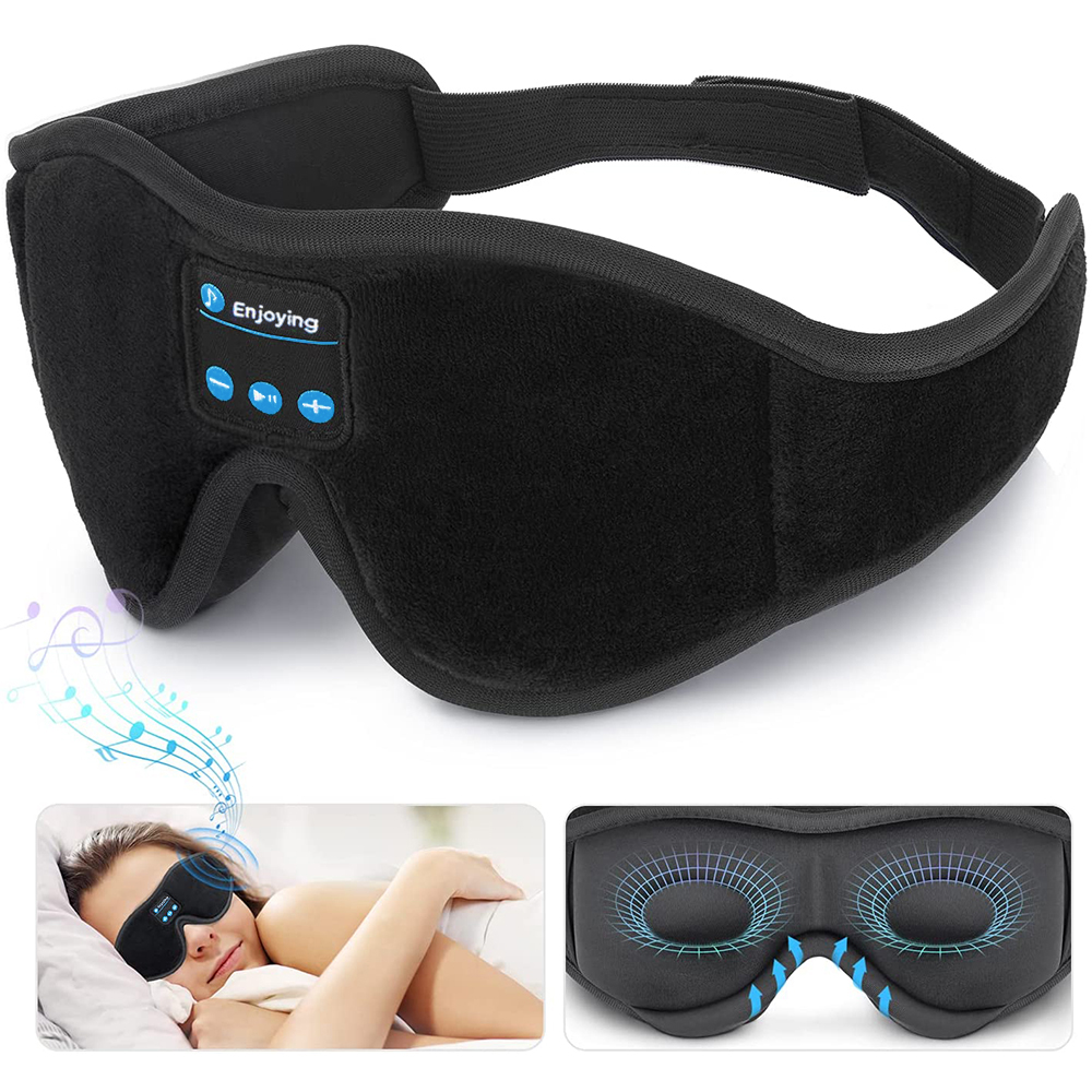 Noise Cancelling Headphone - Mask For Sleep Headphones Bluetooth 3D