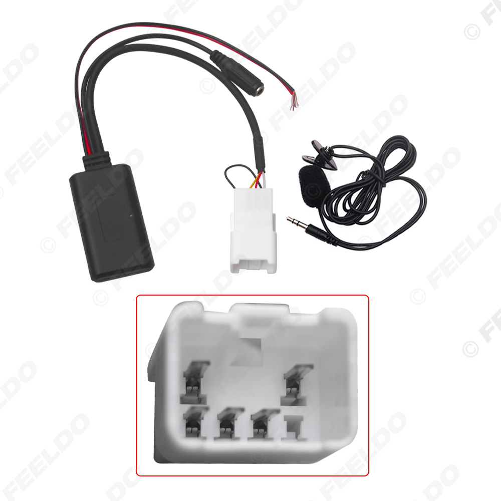 FEELDO 1PC Car 5Pin Wireless B - Bluetooth Adapter Receiver บทวิจารณ์และราคา