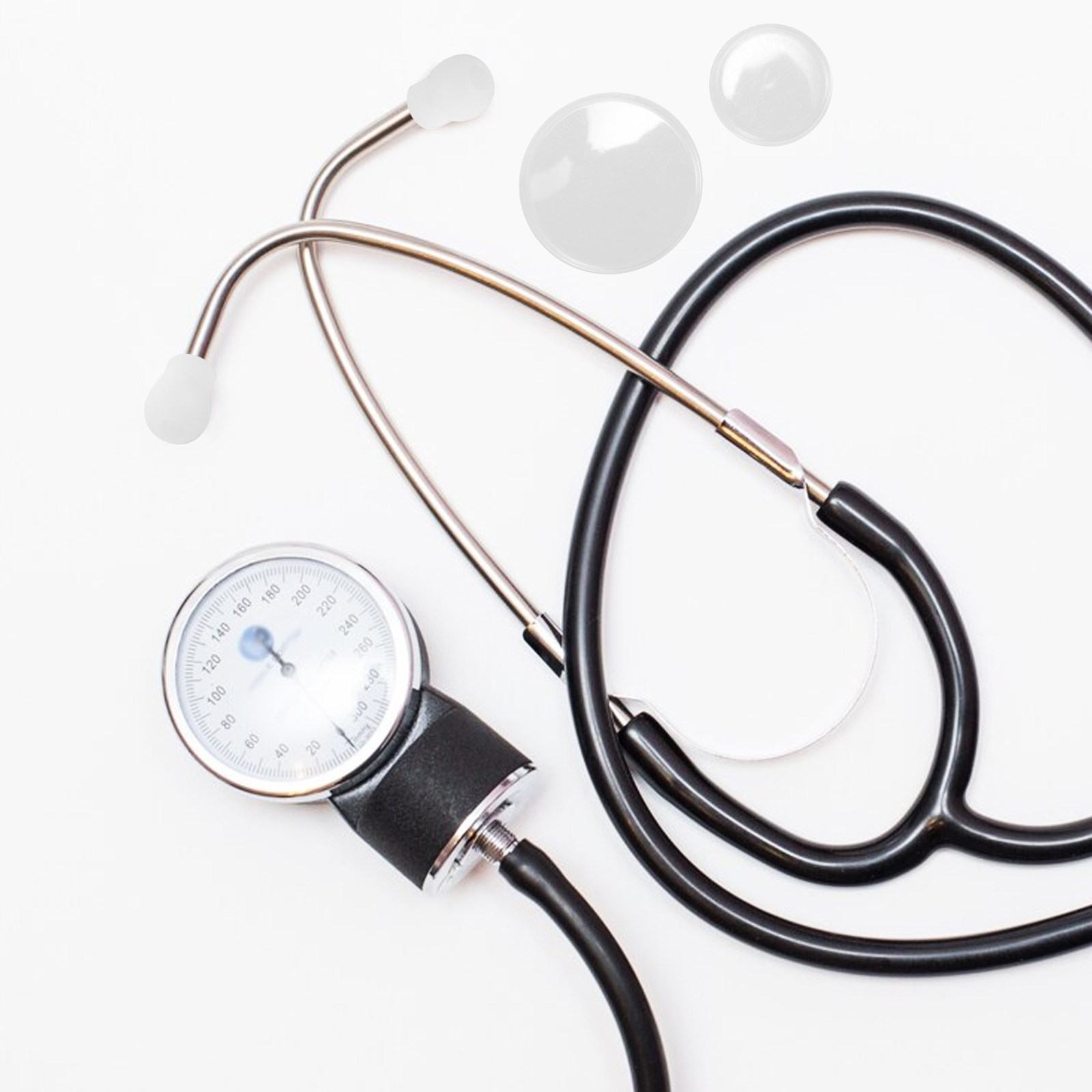 1Set Silicone Stethoscope Earb - Silicone Ear Tip Replacement บทวิจารณ์และราคา