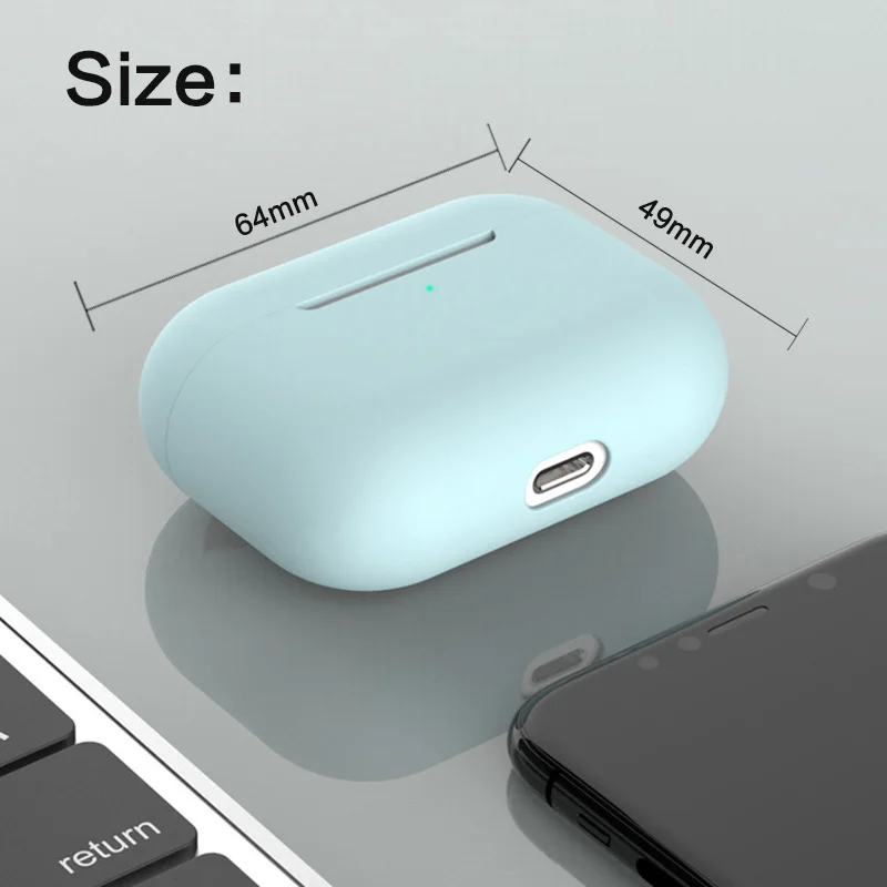 Silicone Case For Airpods Pro  - Earbuds Charging Case บทวิจารณ์และราคา