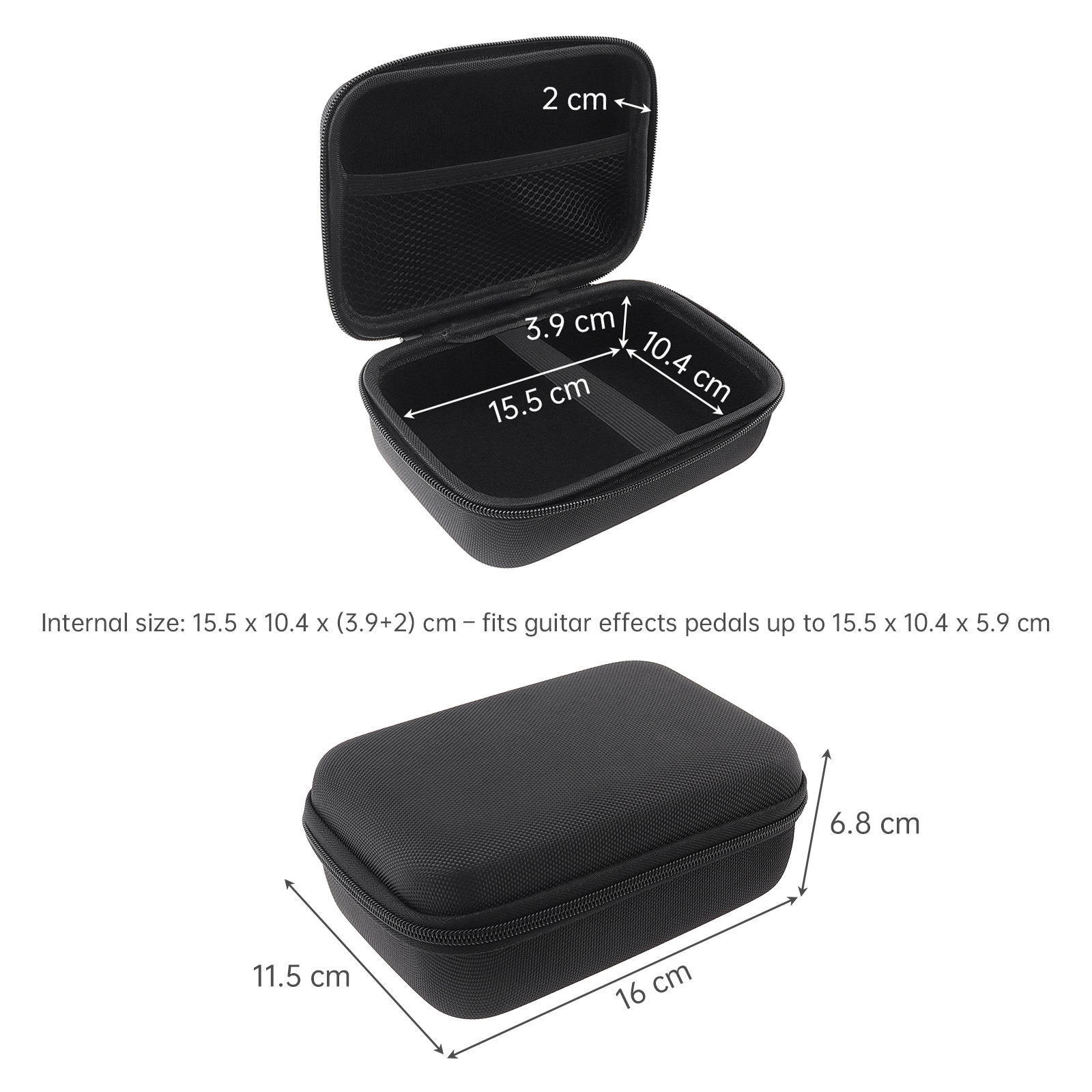 2 Pack EVA Hard Cases for Guit - Headphone Case Hard บทวิจารณ์และราคา