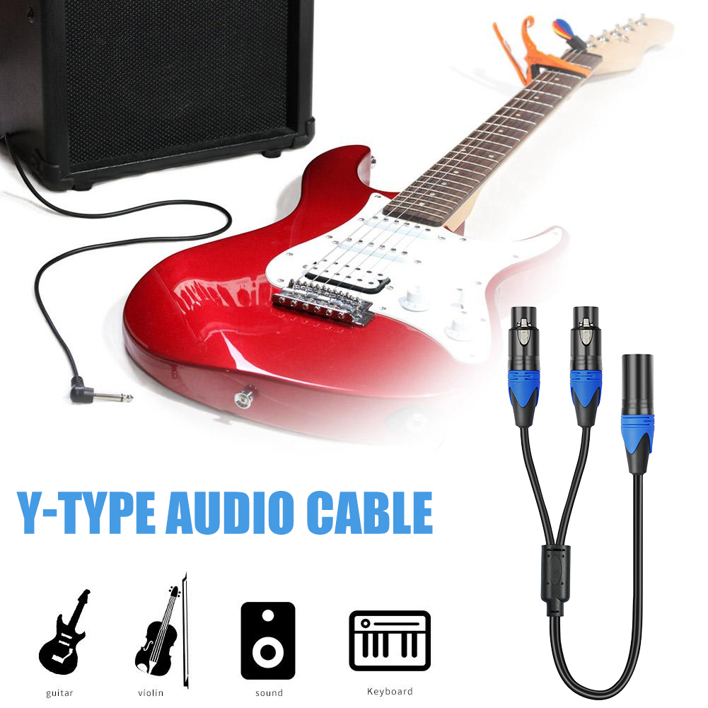 50cm 1 XLR Female To 2 XLR Mal - Audio Splitter Y บทวิจารณ์และราคา