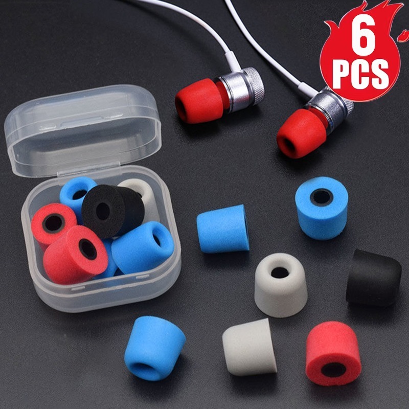 1-6Pair Soft Memory Foam Earbu - Earphone Foam Tip บทวิจารณ์และราคา