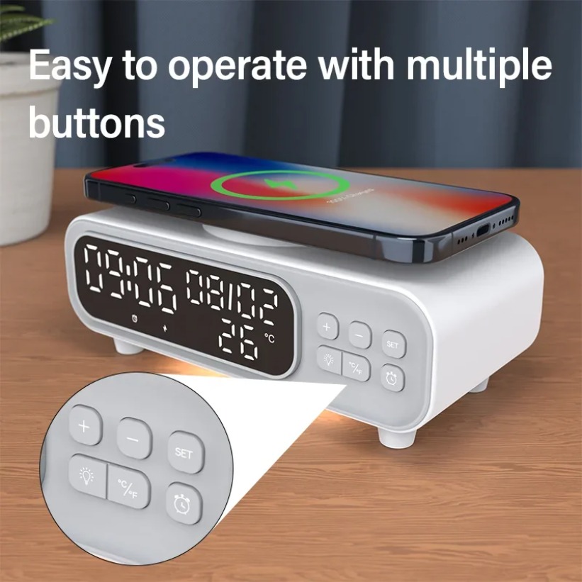 15W Wireless Charger Time Alar - Usb C Earphone บทวิจารณ์และราคา