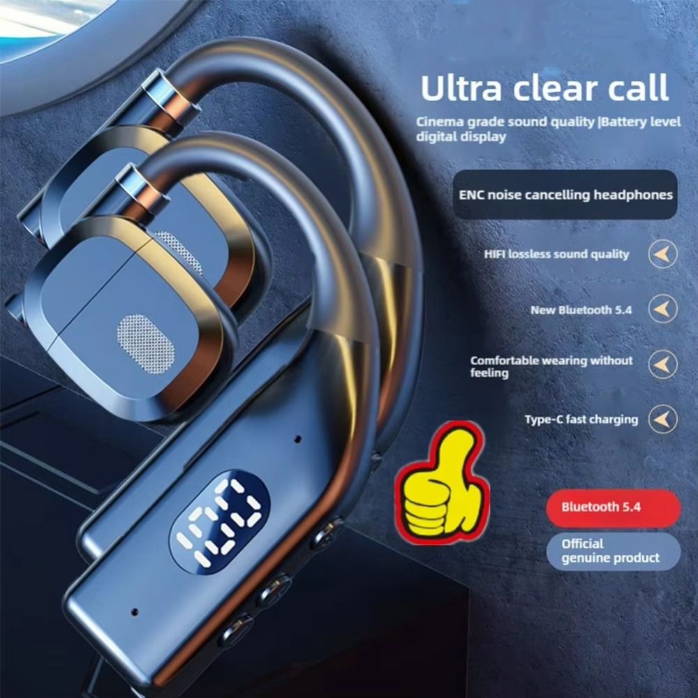 New Bluetooth 5.4 Wireless Blu - Bluetooth Headset On Ear บทวิจารณ์และราคา