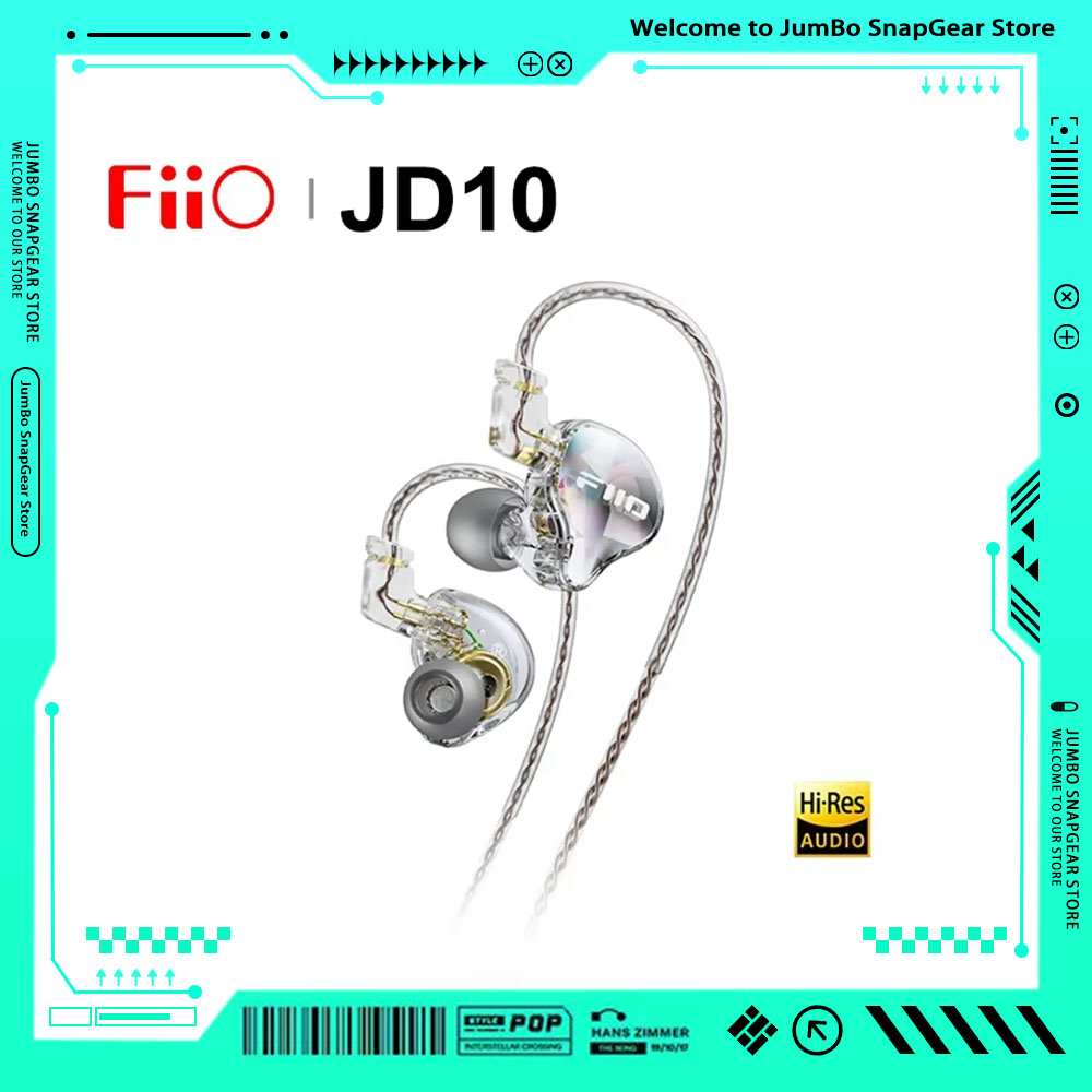 FiiO JD10 3.5mm / Type-C Wired - Audiophile Headphone Wired บทวิจารณ์และราคา