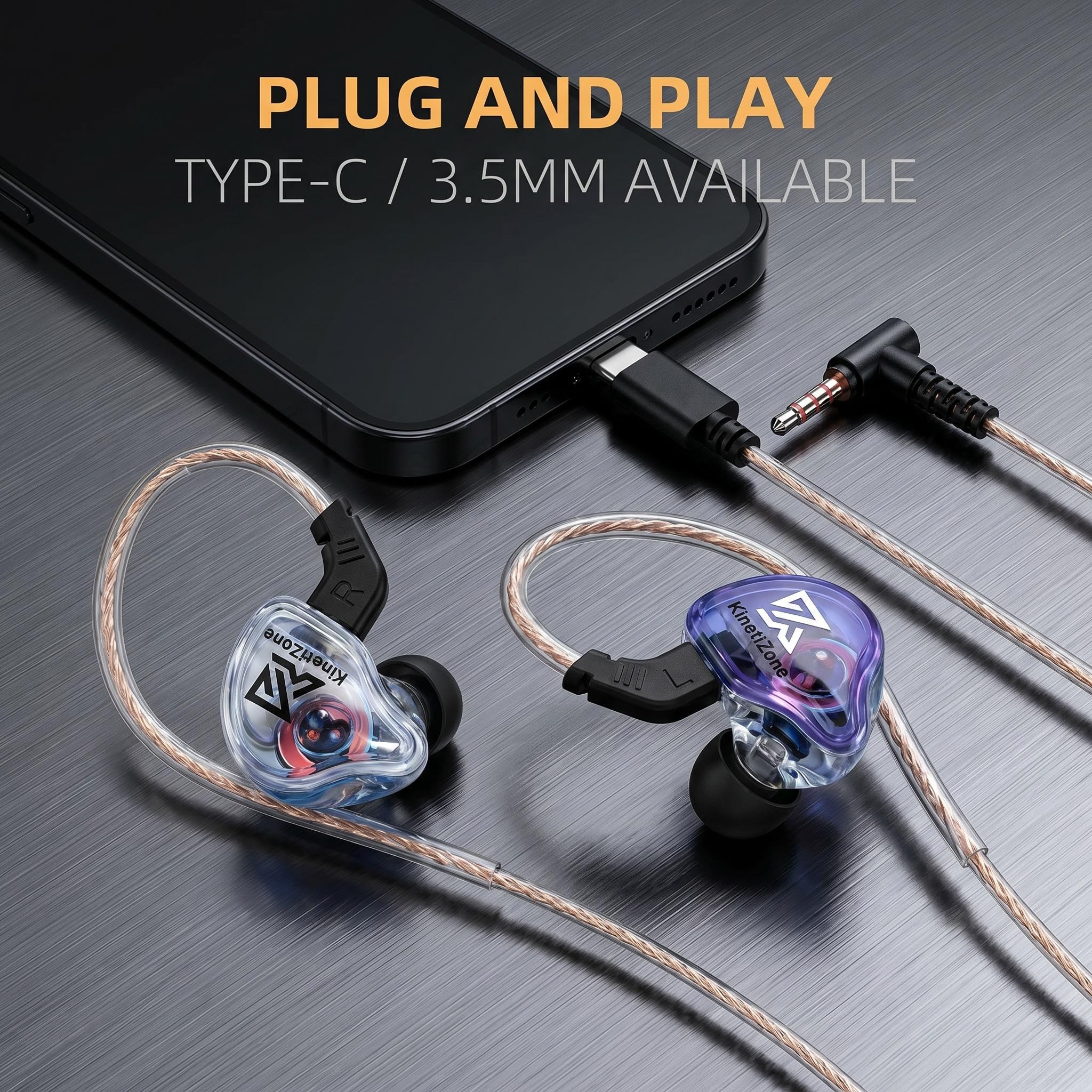 Transparent Shell ACS Acoustic - Wired Earphone Mic บทวิจารณ์และราคา