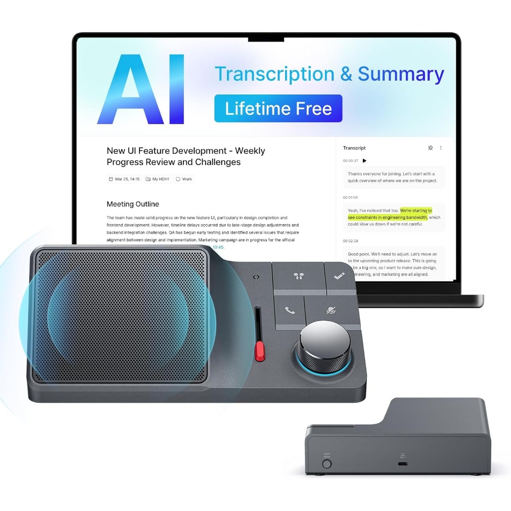 AI Conference Speakerphone wit - Noise Cancelling Headphone บทวิจารณ์และราคา