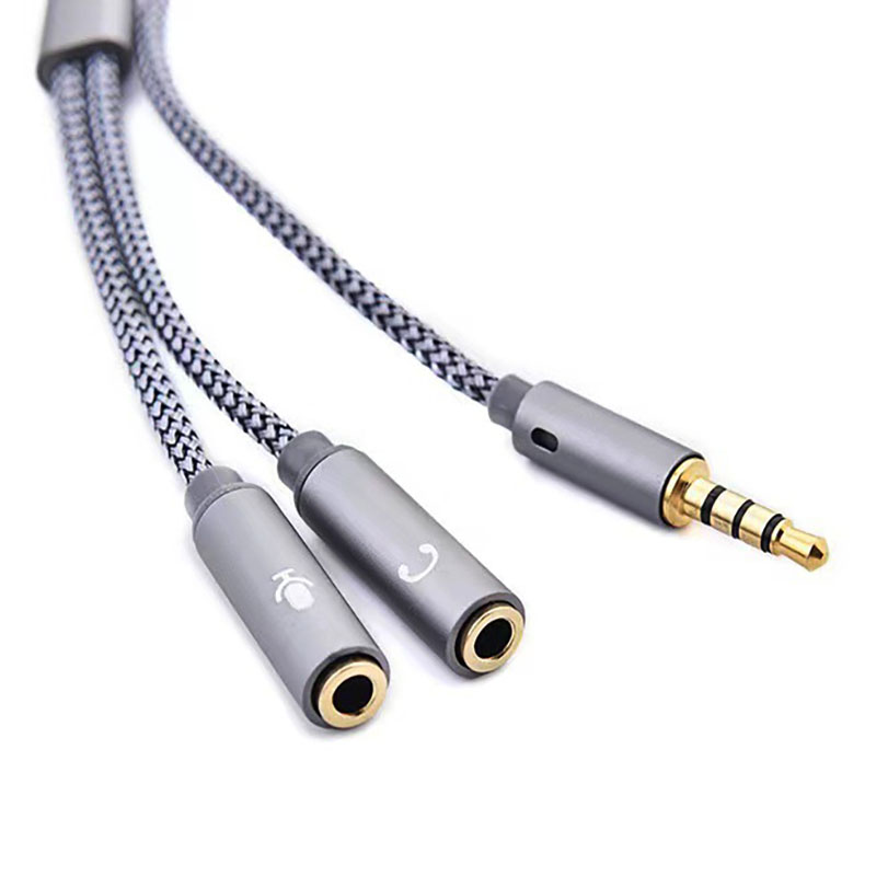 3.5mm Audio Splitter Y Jack 1  - Earphone Splitter Jack บทวิจารณ์และราคา