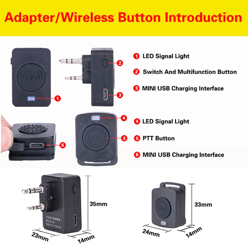Walkie Talkie Wireless Headset - Bluetooth Headset On Ear บทวิจารณ์และราคา
