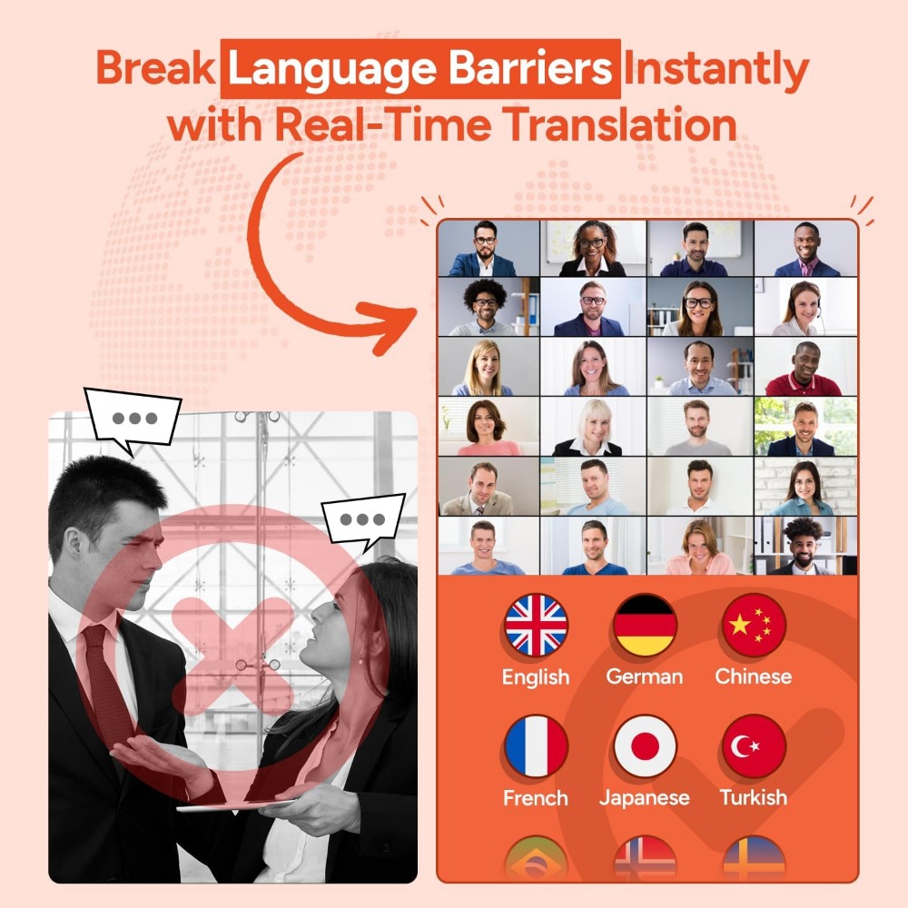 Real-Time Translation Earbuds: - Noise Cancelling Headphone บทวิจารณ์และราคา