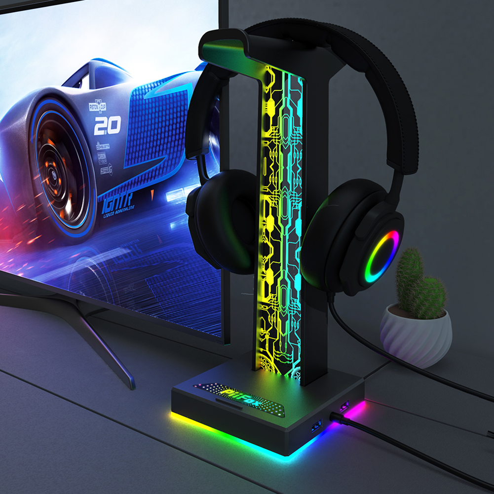 RGB Gaming Headphone Stand Dua - Gaming Headset Rgb บทวิจารณ์และราคา