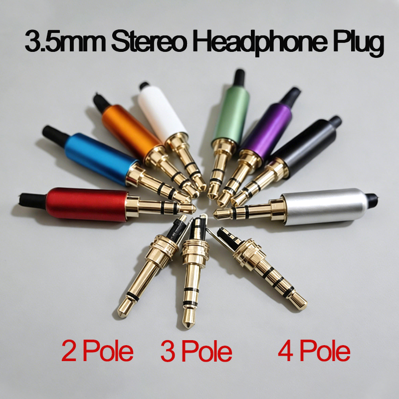 1PC 3.5MM Audio Connector 2/3/ - Audiophile Headphone Wired บทวิจารณ์และราคา