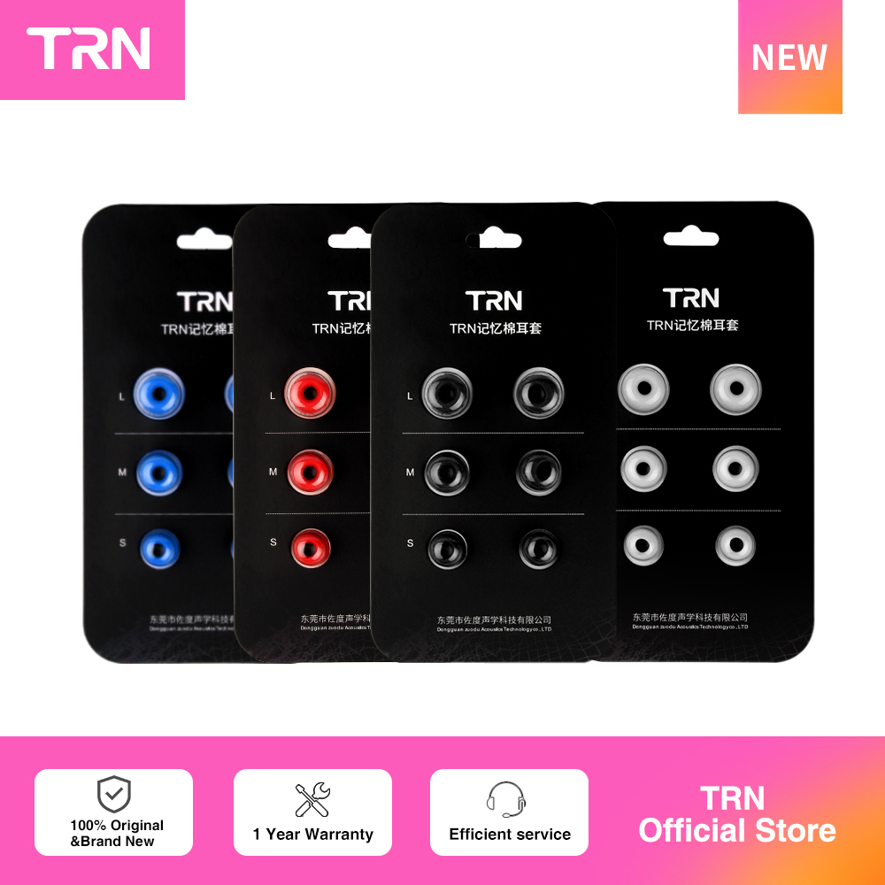 TRN 3Pairs (6pcs) Earphone Mem - Earphone Foam Tip บทวิจารณ์และราคา