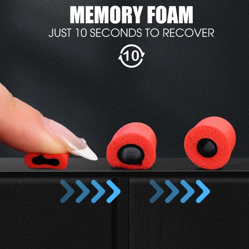 Ear Tips Memory Foam Sponge fo - Earphone Foam Tip บทวิจารณ์และราคา