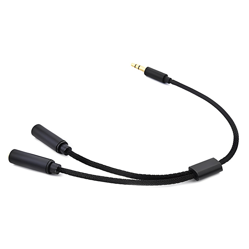 3.5mm Audio Splitter Y Jack 1  - Earphone Splitter Jack บทวิจารณ์และราคา