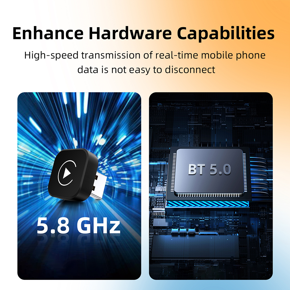 2 in1 Wired to Wireless CarPla - Bluetooth Adapter Receiver บทวิจารณ์และราคา
