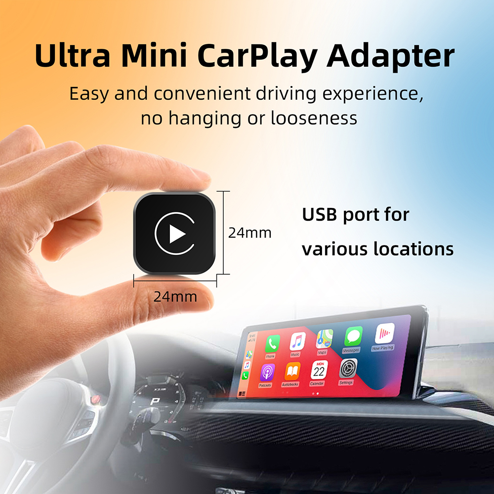 2 in1 Wired to Wireless CarPla - Bluetooth Adapter Receiver บทวิจารณ์และราคา